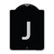 Signmission Sign with Letter J Heavy-Gauge Aluminum Architectural Sign, 24" x 18", BS-1824-22946 A-DES-BS-1824-22946 - alternate 1